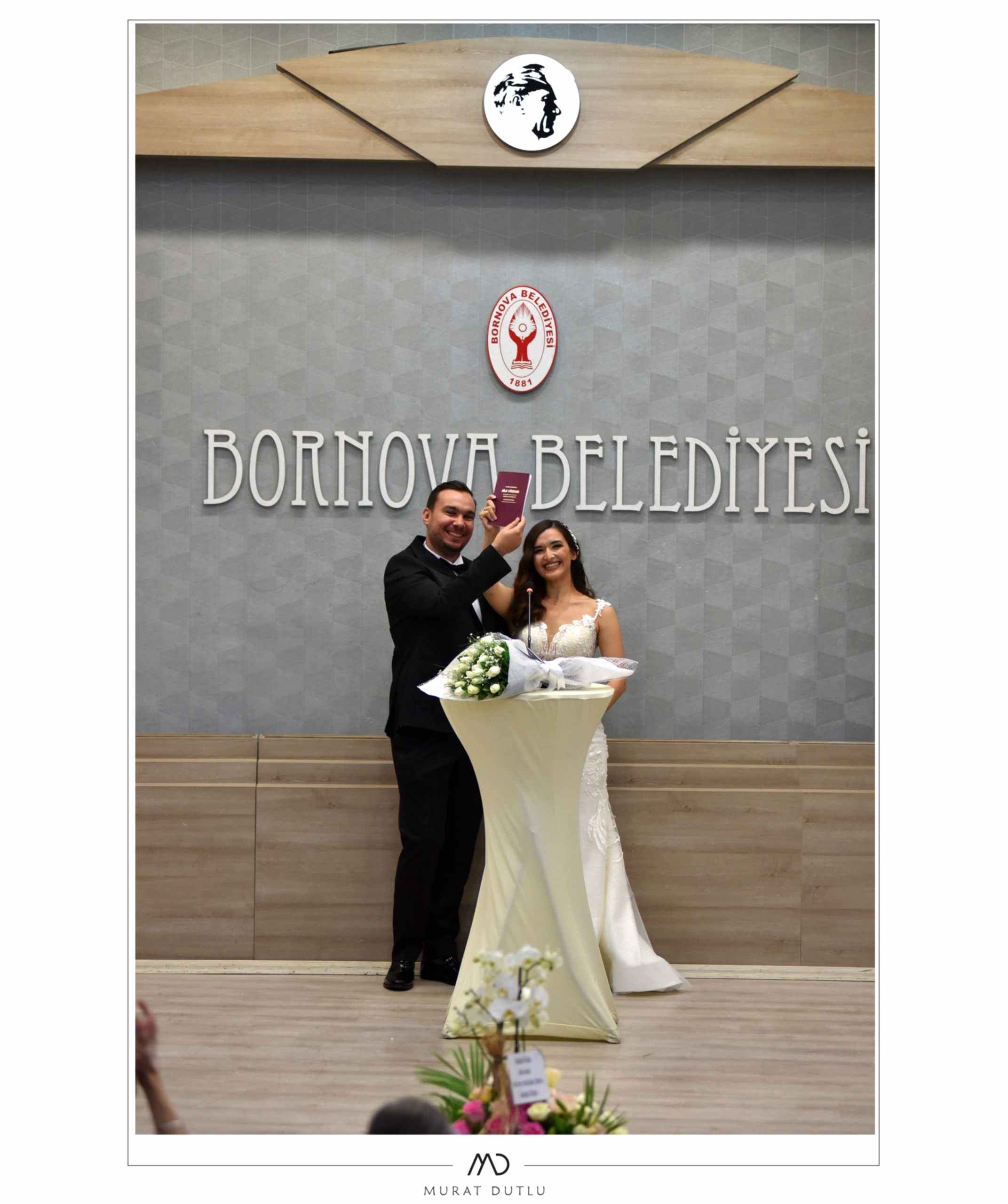 Bornova nikah dairesi düğün fotoğrafları